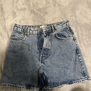 Zara Classic Blue Jean Shorts